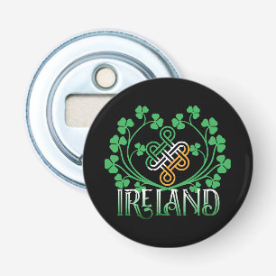 IERLAND KLAVER BUTTON FLESOPENER