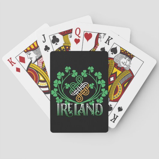 IERLAND KLAVER POKERKAARTEN (Achterkant)
