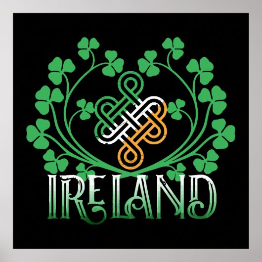 IERLAND KLAVER POSTER (Voorkant)