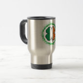 Ierland Klaver Saint Patrick's Day Reisbeker (Voorkant links)