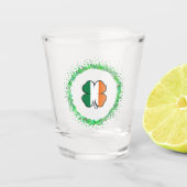 Ierland Klaver Saint Patrick's Day Shot Glas (Voorkant)
