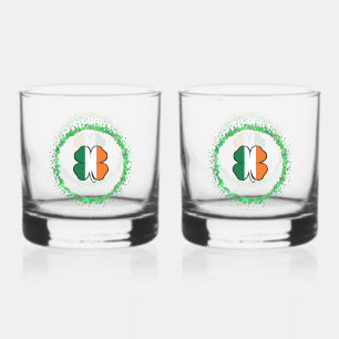 Ierland Klaver Saint Patrick's Day Whisky Glas