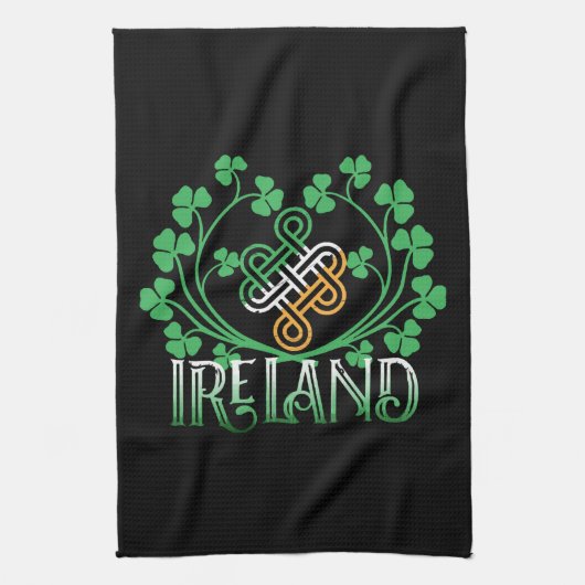 IERLAND KLAVER THEEDOEK (Verticaal)