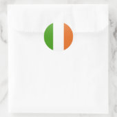 Ierland kwaliteit Vlag Cirkel Ronde Sticker (Tas)