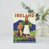 Ierland Land of Eternal Youth  Briefkaart (Staand voorkant)