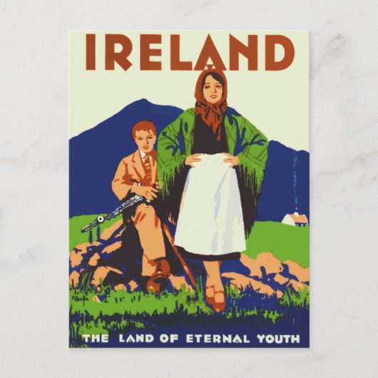 Ierland Land of Eternal Youth  Briefkaart (Voorkant)