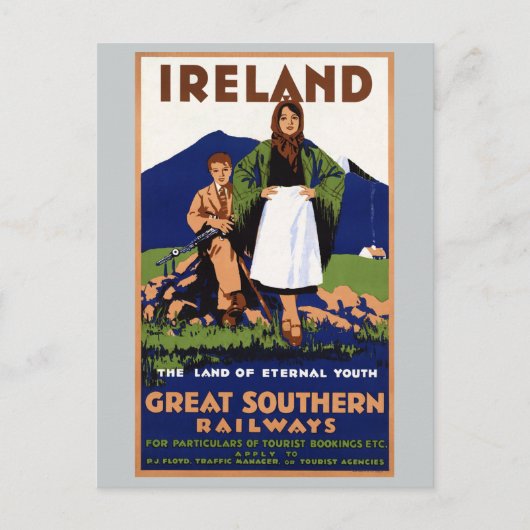 Ierland Land of Eternal Youth  Briefkaart (Voorkant)
