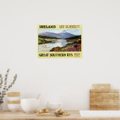  Ierland Land van Schreeuw en Romance Reizen Poster (Keuken)