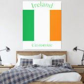 Ierland Land Vlag Thunder_Cove Canvas Afdruk (Insitu (Slaapkamer))