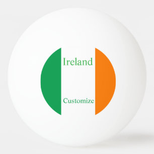 Ierland Land Vlag Thunder_Cove Pingpongbal
