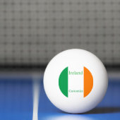 Ierland Land Vlag Thunder_Cove Pingpongbal (Net)