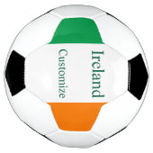 Ierland Land Vlag Thunder_Cove Voetbal (Gedraaid)