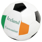 Ierland Land Vlag Thunder_Cove Voetbal (Drie kwart)