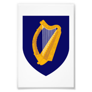 Ierland land wapen wapenschild symbool embleem lie foto afdruk