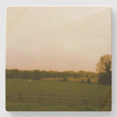 Ierland Landscape Sandstone Stenen Onderzetter (Voorkant)