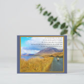 Ierland Landschap Foto van Irish Proverb Briefkaart (Staand voorkant)