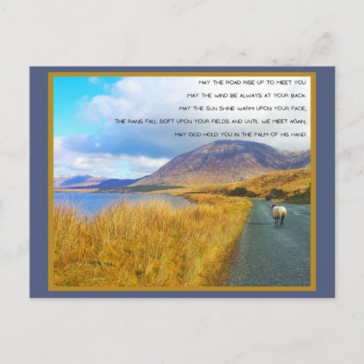 Ierland Landschap Foto van Irish Proverb Briefkaart (Voorkant)