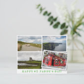 Ierland landschappen collage voor St. Paddy's Day Briefkaart (Staand voorkant)