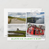 Ierland landschappen collage voor St. Paddy's Day Briefkaart (Voorkant / Achterkant)