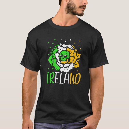 Ierland Leprechaun Irish St. Patricks Day Gaelic S T-shirt (Voorkant)