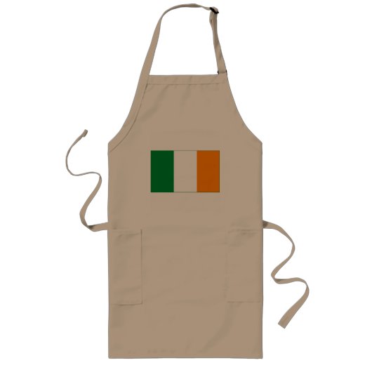 Ierland (licht) Apron Lang Schort (Voorkant)