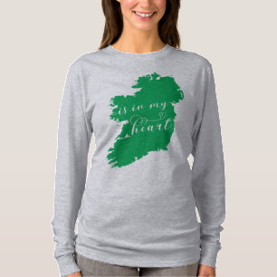 Ierland ligt in mijn hart t-shirt