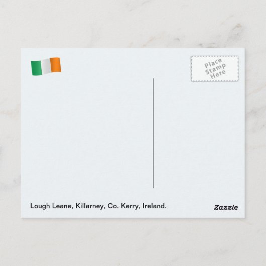 Ierland, Lough Leane, Killarney, Co. Kerry Briefkaart (Achterkant)