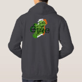 Ierland Map v2 door Kenneth Yoncich Hoodie (Achterkant)