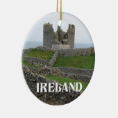 Ierland met foto van Inisheer Keramisch Ornament (Rechts)