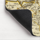 Ierland met vastgestelde grenzen muismat (Hoek)