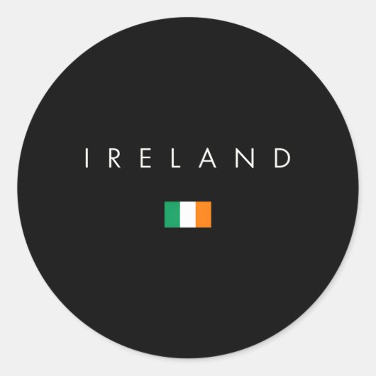 Ierland Mode International XO4U Original Ronde Sticker (Voorkant)