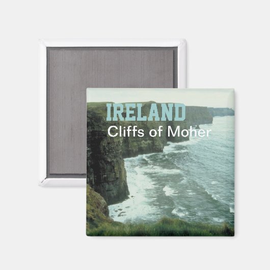 Ierland Moeder Cliffs Reizen Foto Souvenir Magnet (Voorkant / Achterkant)