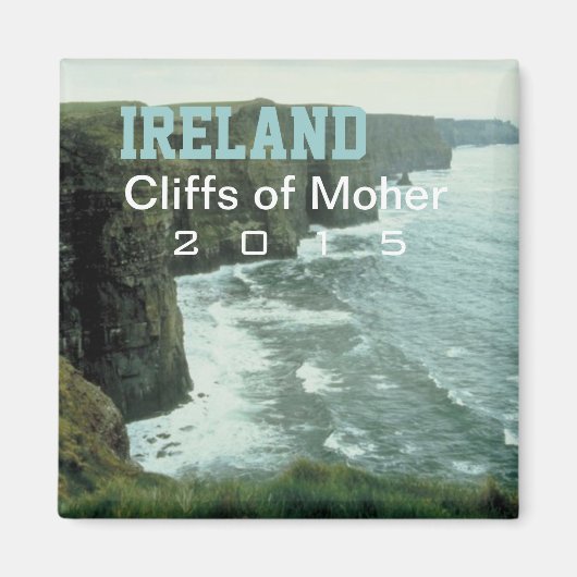 Ierland Moeder Cliffs Souvenir Magnet Verander Jaa (Voorkant)