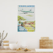 Ierland Muurkunst Reisposter Print (Keuken)