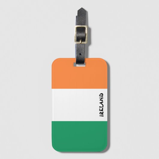 Ierland National Flag Patriotic Bagagelabel (Voorkant (verticaal))