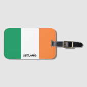 Ierland National Flag Patriotic Bagagelabel (Voorkant (horizontaal))