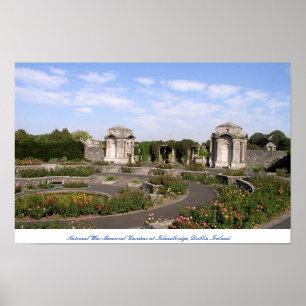 Ierland National War Memorial Gardens Dublin Poster
