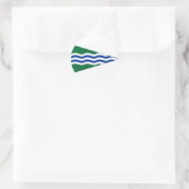 Ierland National Yacht Club vaandel Ronde Sticker (Tas)