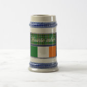 Ierland Nationale tartan/vlag Harp, groene shamroc Bierpul (Center)