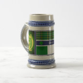 Ierland Nationale tartan/vlag Harp/shamrocks w/naa Bierpul (Voorkant links)