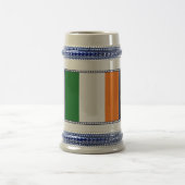 Ierland Nationale vlag, Harp, groene shamrocks Bierpul (Center)