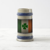 Ierland Nationale vlag, Harp, groene shamrocks Bierpul (Center)