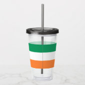 Ierland Nationale Vlag, Ierse standaard, Banner Acryl Drinkbeker (Rechts)