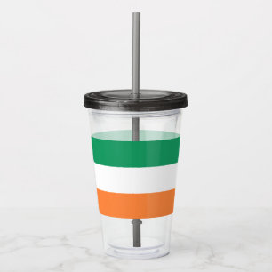 Ierland Nationale Vlag, Ierse standaard, Banner Acryl Drinkbeker