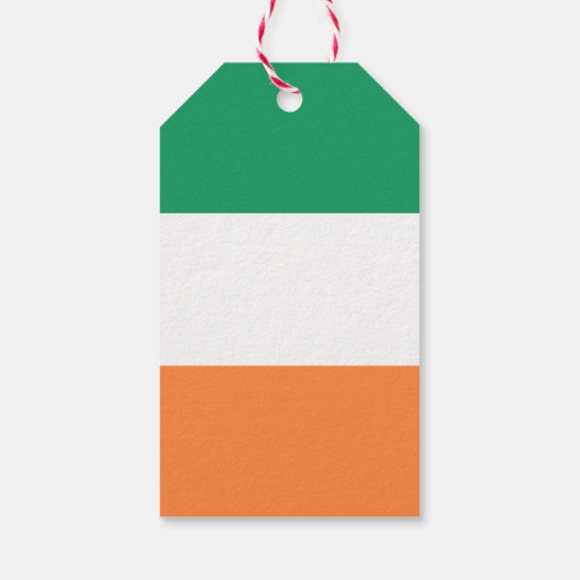 Ierland Nationale Vlag, Ierse standaard, Banner Cadeaulabel (Achterkant)
