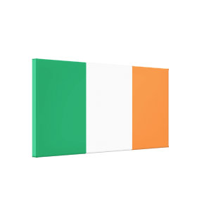 Ierland Nationale Vlag, Ierse standaard, Banner Canvas Afdruk
