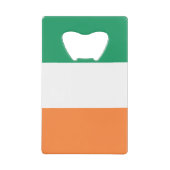 Ierland Nationale Vlag, Ierse standaard, Banner Creditkaart Flessenopener (Voorkant)