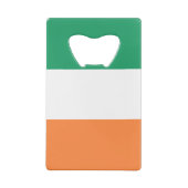 Ierland Nationale Vlag, Ierse standaard, Banner Creditkaart Flessenopener (Achterkant)