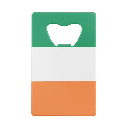 Ierland Nationale Vlag, Ierse standaard, Banner Creditkaart Flessenopener (Achterkant)