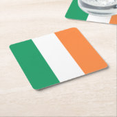 Ierland Nationale Vlag, Ierse standaard, Banner Kartonnen Onderzetters (Schuin)